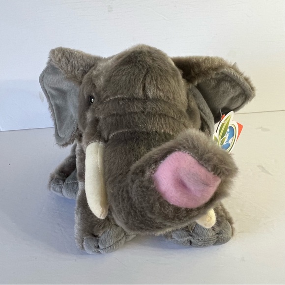 NWT Wild Republic African Elephant Stuffed Animal Toy Plush Floppsy Ears - Picture 4 of 13